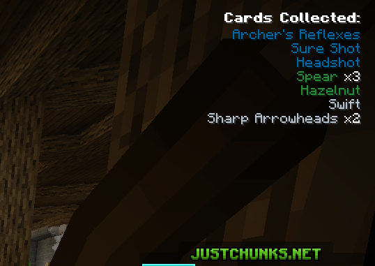 Cards collected