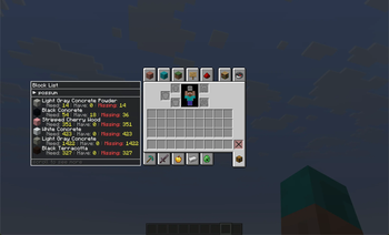 Blocklist Widget in Inventory