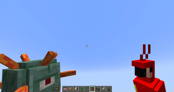 Guardian & Parrot In Player Hand