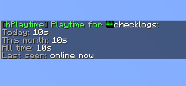 /playtime <player>
