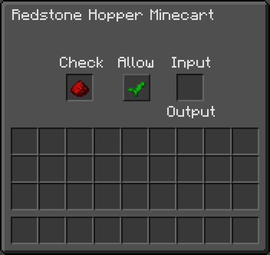 Redstone Hopper Minecart Gui Dark