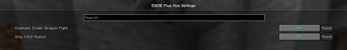 Config Menu
