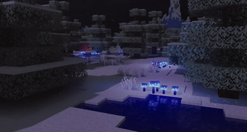 Frosted Fjord Biome (Night)