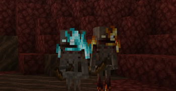 Soul and Normal Fire Skeletons