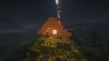jungle cottage (resource packs used)