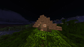jungle cottage (no resource packs or shaders)