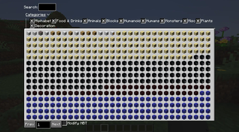 Heads GUI - Categories Expanded