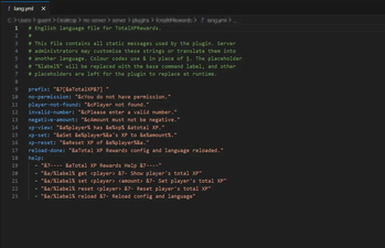 Fully Customizable Language File