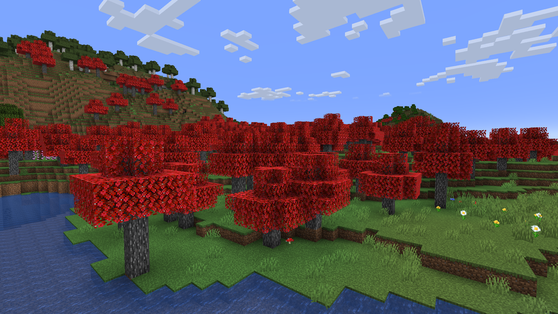 Updated Maple Forest Biome with higher density (NO SHADERS)