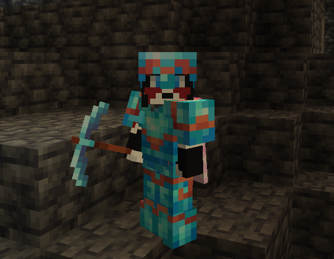 Diamond Pickaxe Held Model