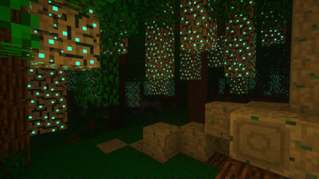 Alfheim forest during night