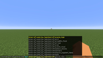 Command completion example