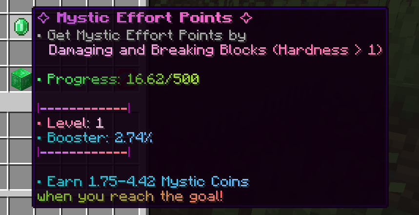 Mystic Effort Points Inspector - OUTDATED IMAGE