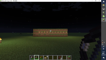Ballistics when using the multitorch.