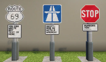 editable signs!