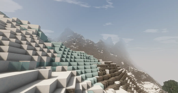 An example of the modpack's landscape