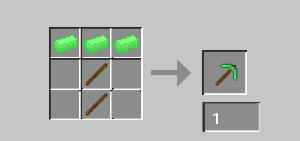 Uranium Pickaxe Crafting Recipe
