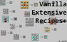 Vanilla Extensive Recipes+