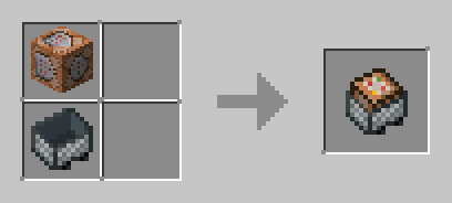 Minecart with Command Block Recipe