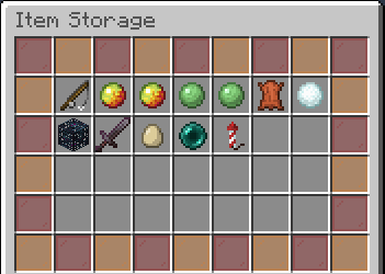 ITEM STORAGE