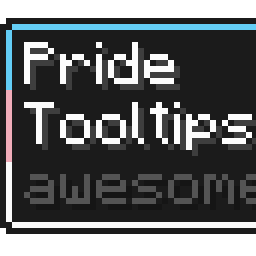 Transgender Pride Flag Tooltip (Frame-only Tricolor Turned)