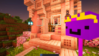 first-person and hotbar