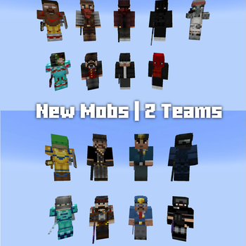 New mobs entities - 2 teams