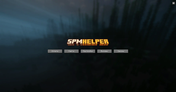 Main menu screen