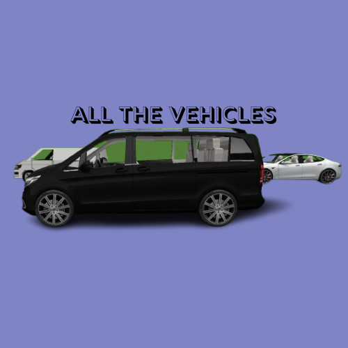 All the vehicles