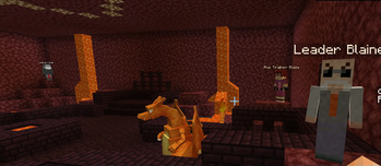 Fire Gym ft. Leader Blaine.