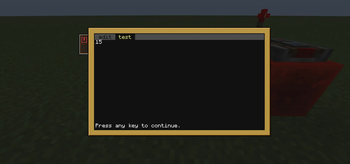 The integer value of the redstone link