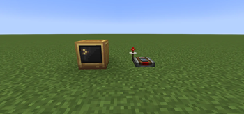 Send Frequency activating the redstone link