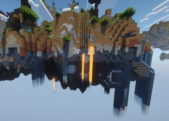 sky island with Complementary Shaders