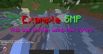 Text using Hex Colors (e.g. <#ff00ff>)