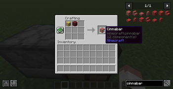 Cinnabar Recipe