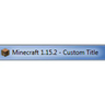 Custom Window Title