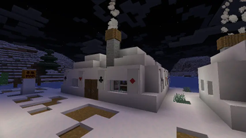 Snowy Igloo Card Bar