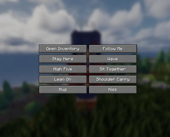 Interactions Menu