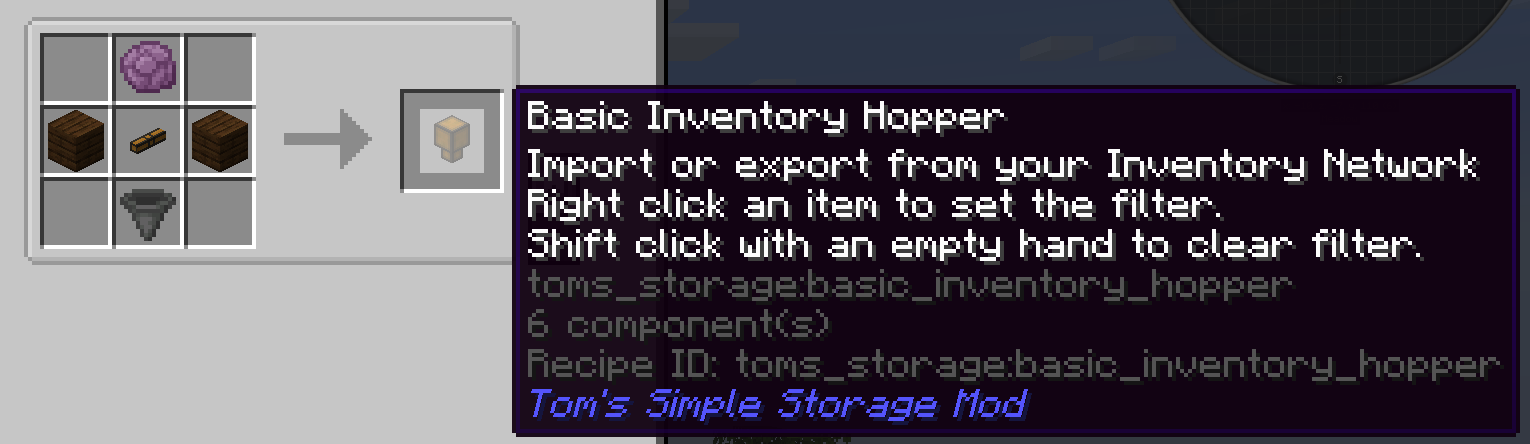 Basic inventory Hopper