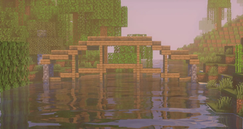 A fine brige in middle of nowere