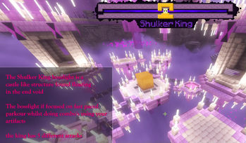 The shulker king bossfight