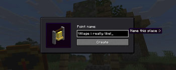 Creating new point not on lodestone