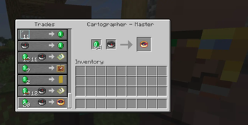 Locator villager trade