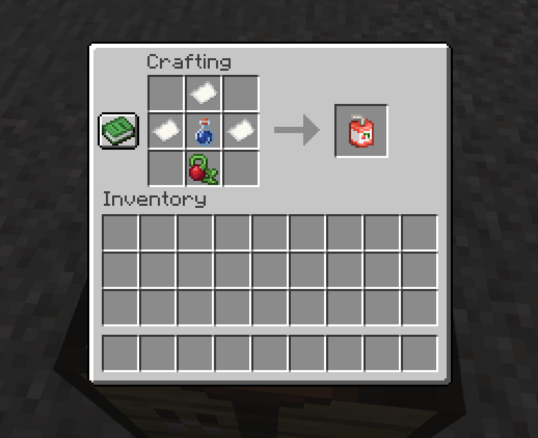 Cheri Berry Juice being made in a Crafting Table