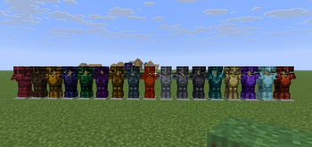 Armour set updated