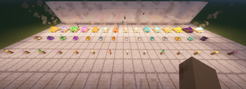 All campfire, lantern and torches