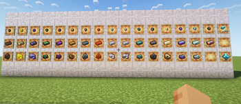 All nuggets, ingots and raw ores