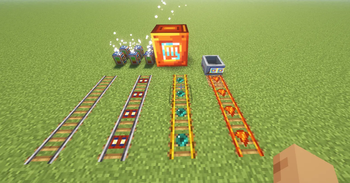 All the rails and solarite items