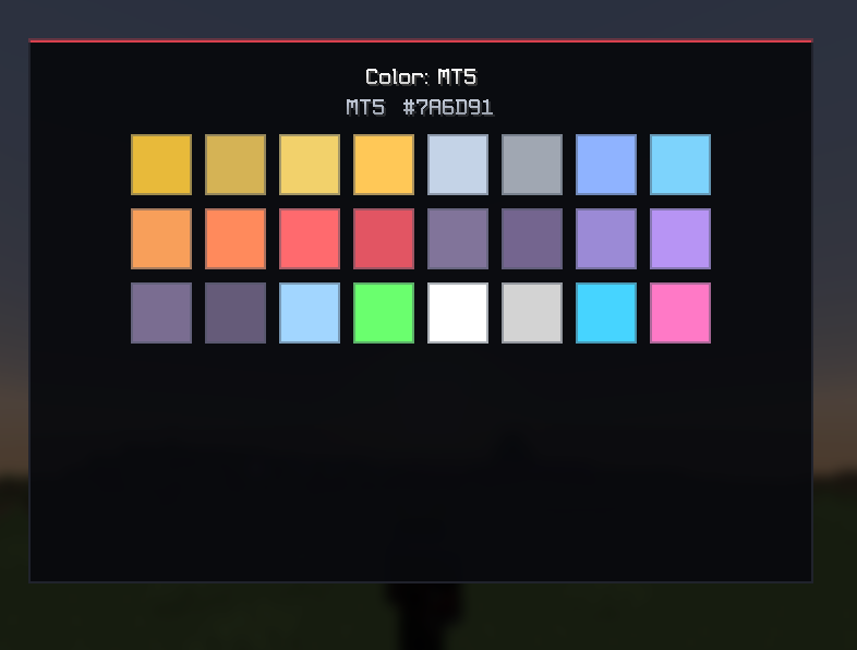 Set Your Own Colour Per Tier