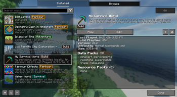 Installed Worlds
